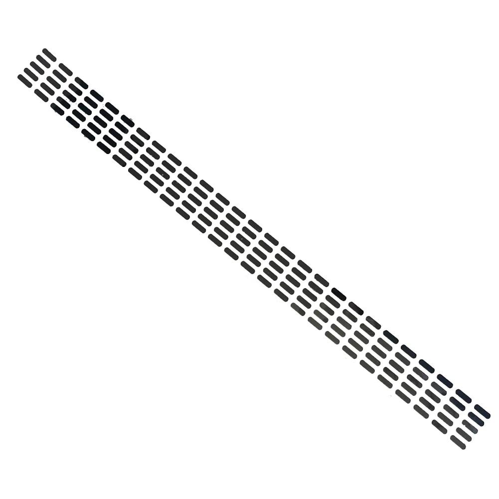 

5X автомобильная светоотражающая наклейка «сделай сам», авто колесо мотоцикла, декоративная светоотражающая лента, ночная безопасность, предупреждающая наклейка, аксессуары чёрный