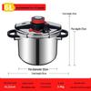 Shuangxi Clamp-Type Stainless Steel Pressure Cooker