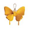 Elegant PU Leather Butterfly Bag Charm Keychain Accessory for Women Stylish Purse Decors Bags Pendant