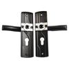 Big Knob Design For Living Rooms Bedroom Lock Set Black Door Knob Long-Lasting Performance Silent Bearing Mechanism