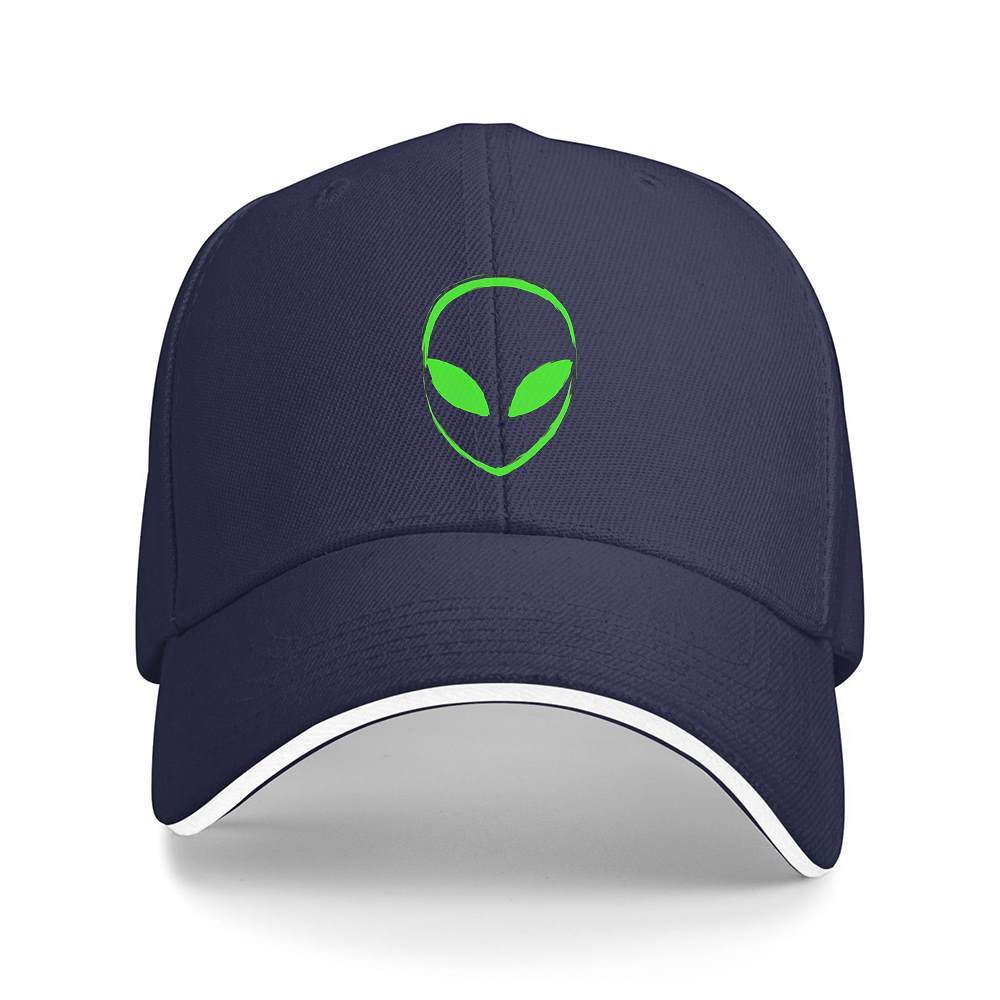 1pc 1pcs AlienThemed SciFi Printed Trucker Hat  Unisex Baseball Cap Suitable for All Seasons Culture Gift for Movie Nights