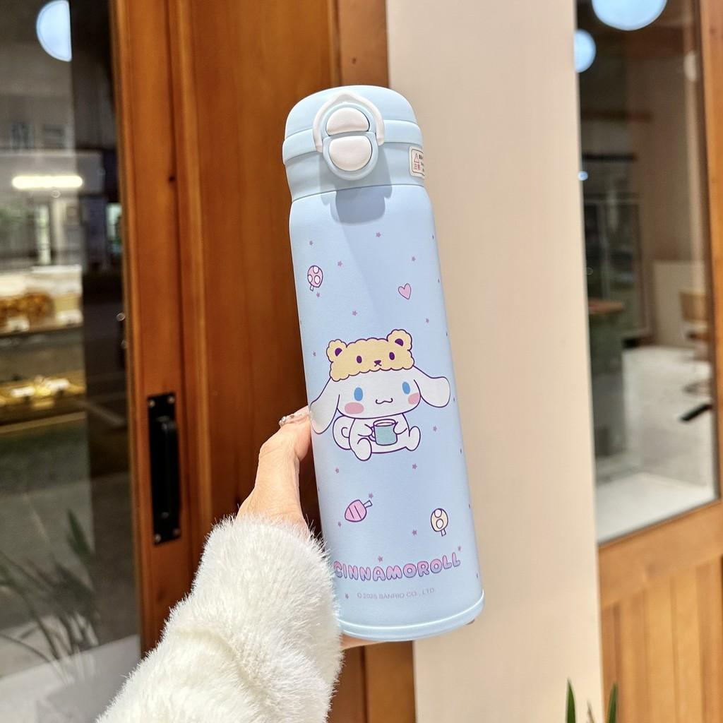 Mickey Mouse Kids Insulated Water Bottle With Straw Lock For School Portable Drinkware