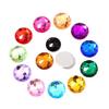 Acrylic Chamfered Flat Bottom Diamond Diy Jewelry Accessories, Round Satellite Silver-Plated Diamond Diy Beauty Loose Bead Accessories