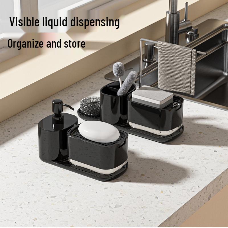 Japanese Style Refillable Dish Soap Dispenser Bottle