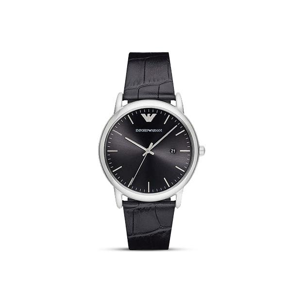 EMPORIO ARMANI Darth Vader Collection Wrist Watch Quartz Movement Genuine Leather Strap Black Dial Men s Watches AR2500-CLG Black Dial