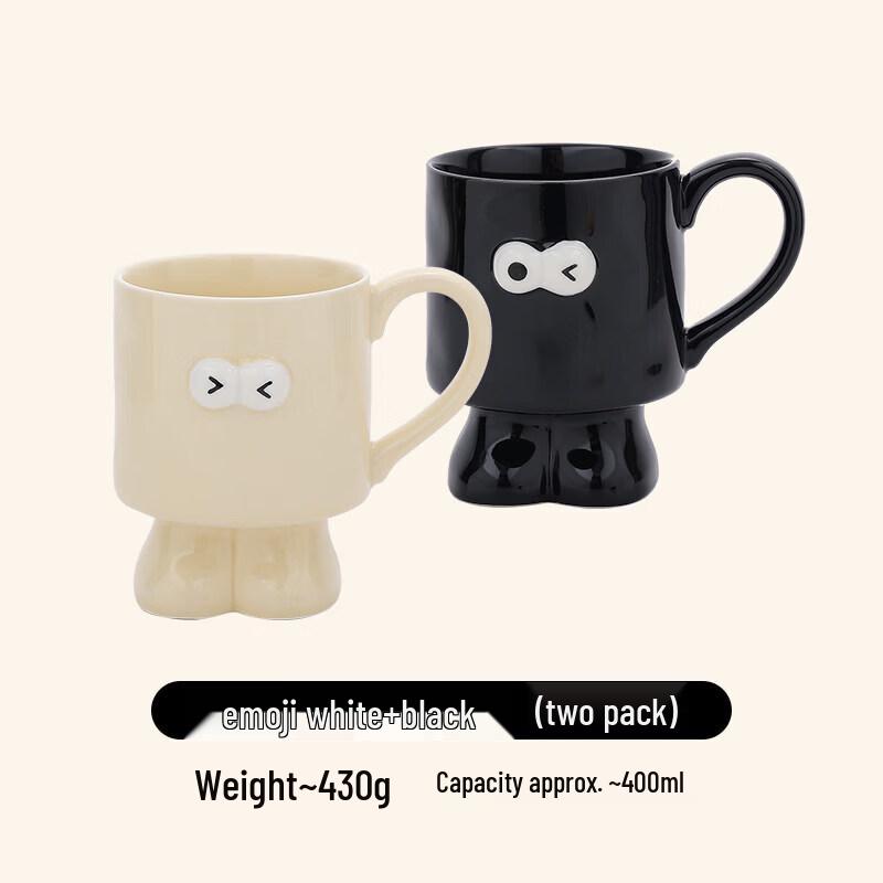 Cute Emoji Red Ceramic Mug