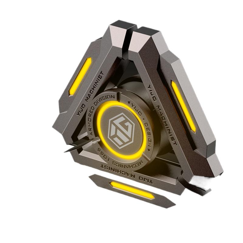 Luminous Metal Fidget Spinner - Gyro Hand Spinner for Adults, Stress Relief, Silent EDC Toy, ADHD Anxiety Relief, Cool Gift