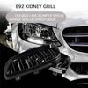 M63K-Front Bumper Kidney Twin F Sport Grille 2Pcs For BMW 3 Series E92 E93 M3 Two Doors 2006-2009 Bright Black