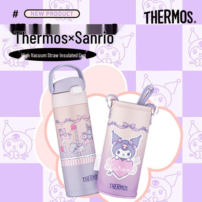 THERMOS Kuromi Kids Stainless Steel Straw Cup