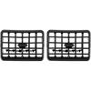 2PCS Center Dash AC Air Vents Panel Front Center Dash Air Vent Compatible with 4Runner / Tacoma 1996-2002 Console Dashboard HVAC Air Outlet Frame