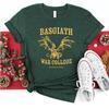 Basgiath War College Shirt Fourth Wing RoUnisextasy Fantasy YA Dark Academia Books TShirt Violet Sorrengail Xaden Riorson Tops
