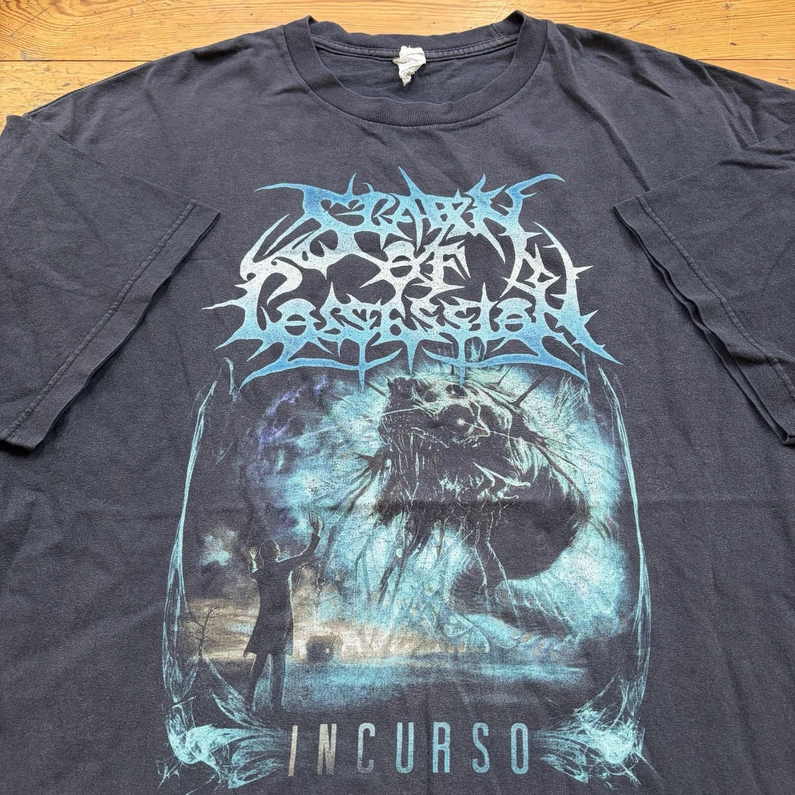 Spawn Of Possession Incurso OG Альбомная Футболка Death Metal Черная Размер 2XL XXL Редкая Унисекс Футболка S