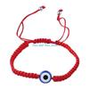 HX6F 5 Styles Fashion Lucky Red String Bracelet Braided Turkish for Evil Eye Red Rope Adjustable Bracelet for Buddhist Prayer