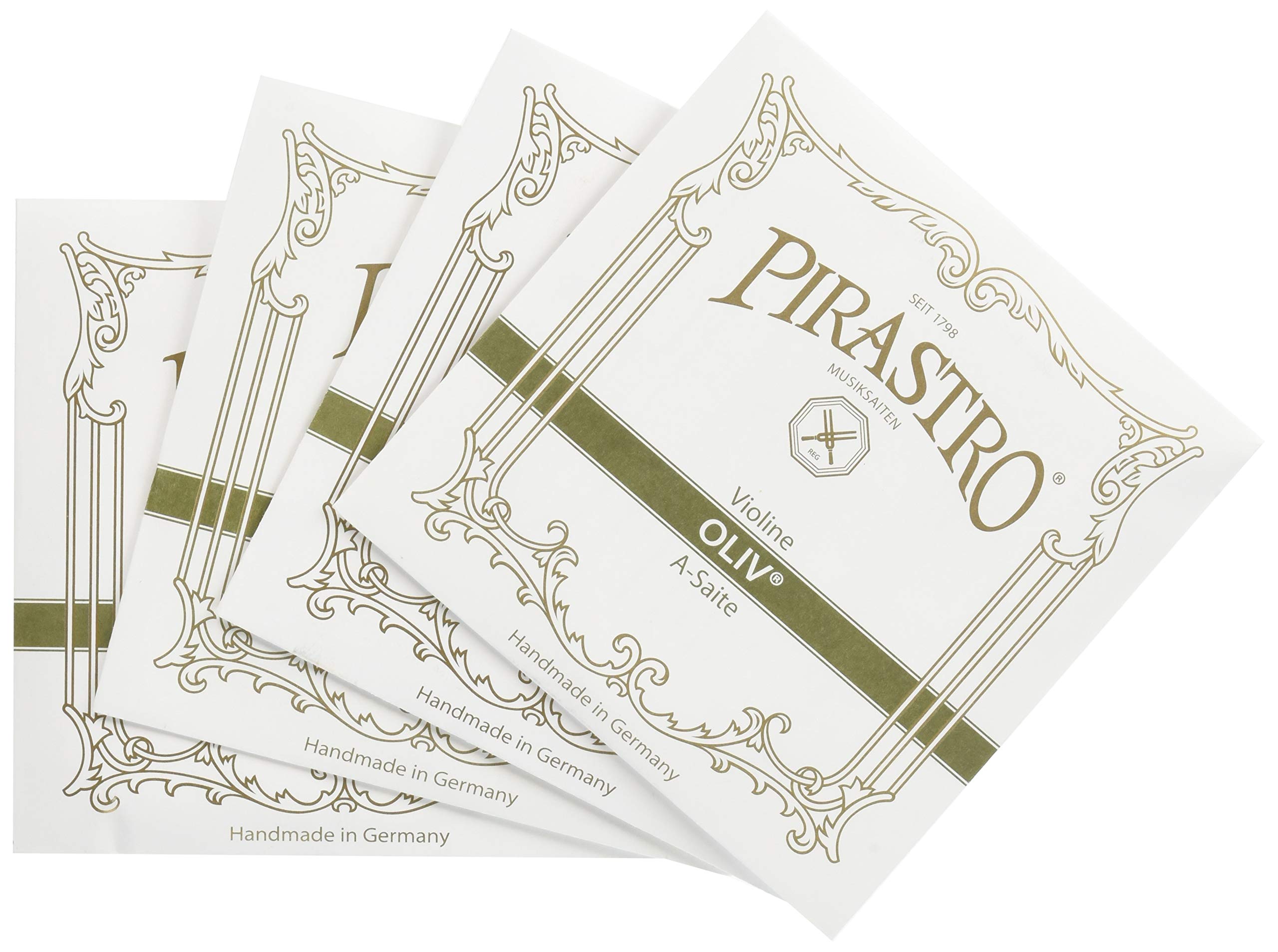 

PIRASTRO OLIV Olive Violin String Set String with Loop (E End) золотой