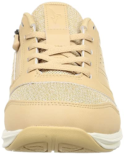 Mizuno YOUDO ME 2 Walking Shoes, Knee-Friendly, Reduces Stress, Comfortable, Beige, Size 24.5 cm, 3E