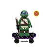 12 szt. Seria Wojownicze Żółwie Ninja Raphael Leonardo Michaelangelo Donatello Minifigurka Mini Zmontowany Klocek do Budowania Zabawka Prezent dla Dzieci