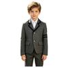 Giacca Suit Scolastica Unisex per Bambini con Collo a Revers e Manica Lunga