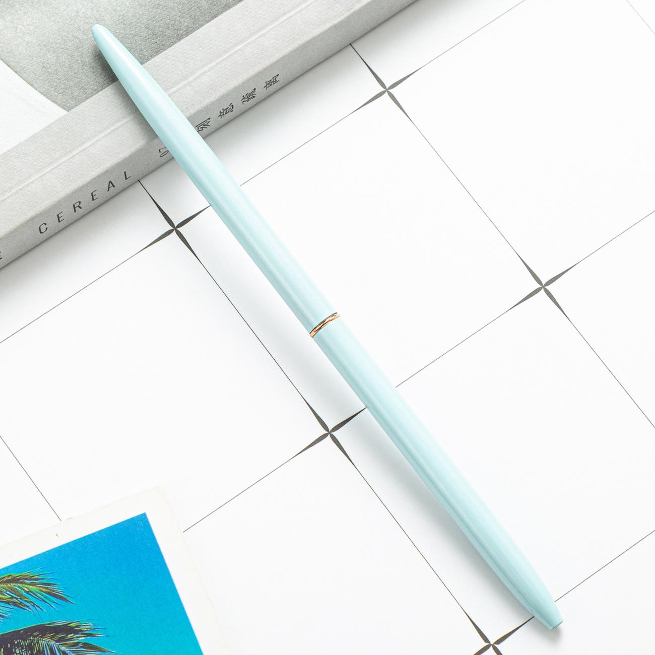 

1 шт., канцелярские принадлежности, школьные принадлежности, шариковая ручка, роскошные милые свадебные металлические офисные ручки розового золота, высокое качество