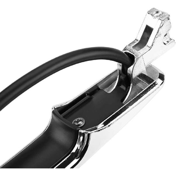 Car Door Handle, 80640-CA012 80645-CA000 Chrome Outside Exterior Door Handle Front Left with Wire and Sensing for Rogue 2010-2013