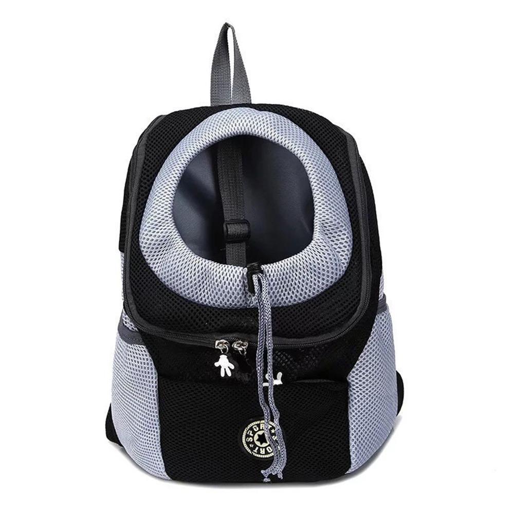 

Складана сумка для перенесення котів, дихаюча сумка для перенесення котів, зручний рюкзак для домашніх тварин, кіт/цуценя Black - S(H34*W30cm)