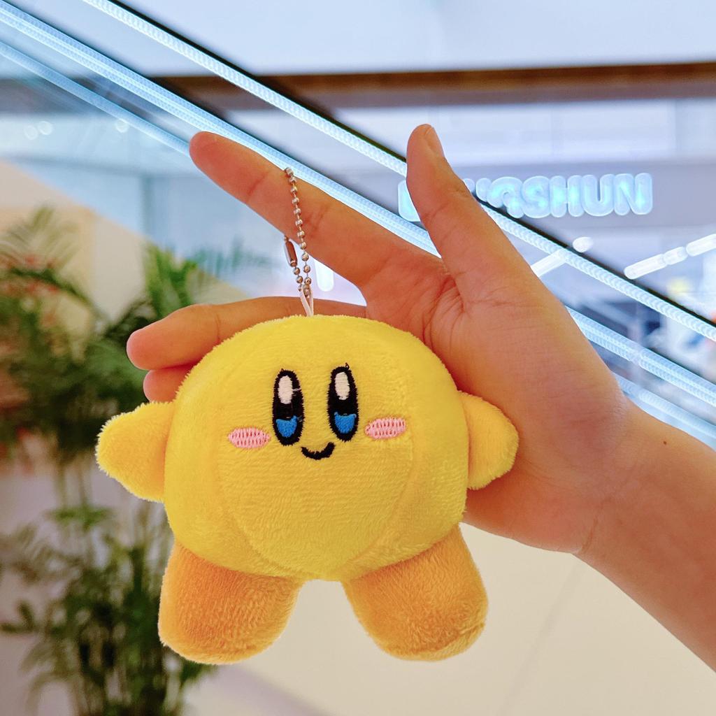 Kirby Pink Plush Doll Keychain Charm