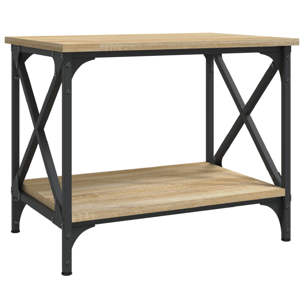 Side Table Sonoma Oak 55 x 38 x 45 cm Particleboard