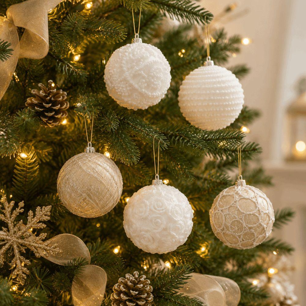 Foam Christmas Tree Pendant 10CM Hanging Balls Ornament Christmas Tree Decor Christmas Tree