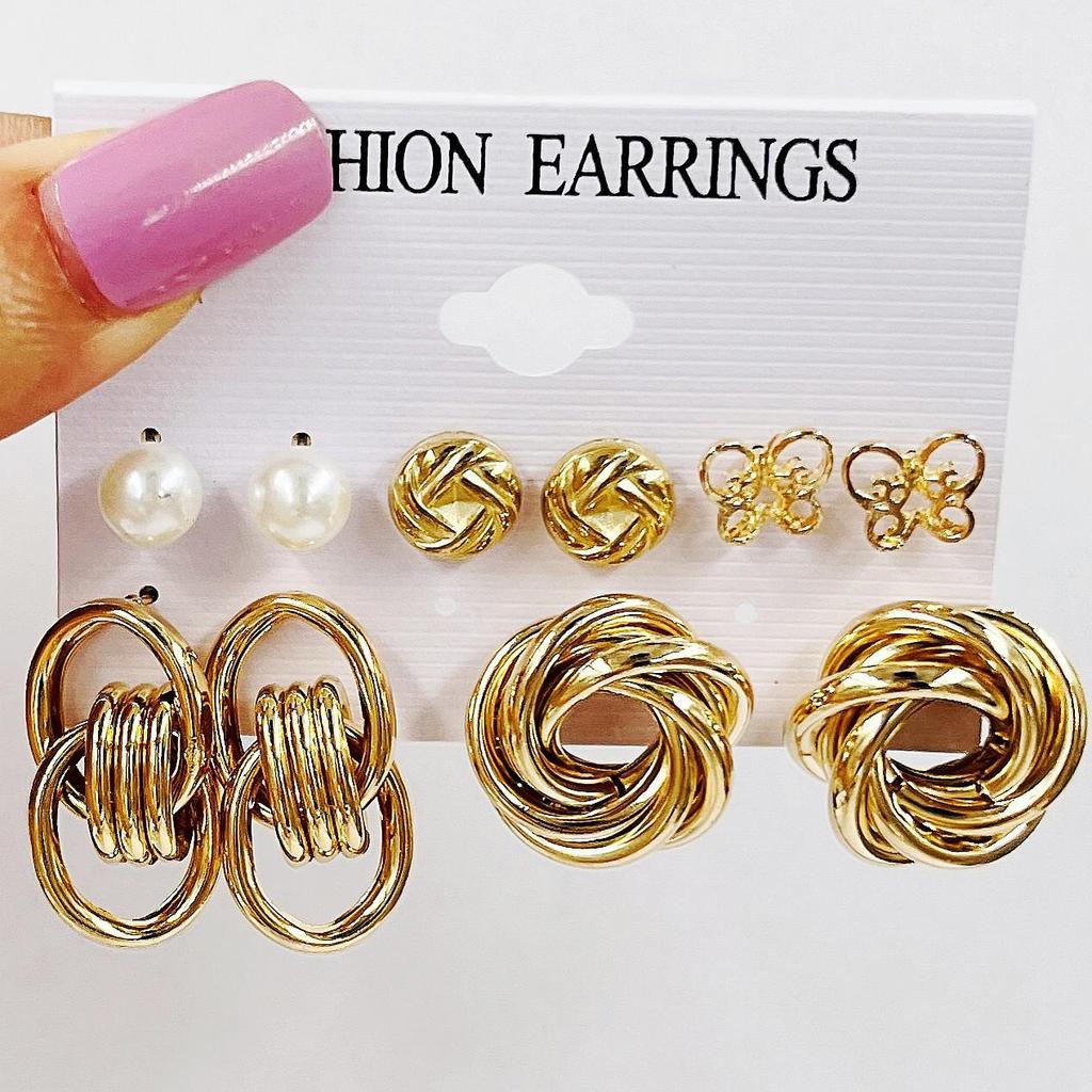 XP17 Perlenohrring-Set - Trendig und modisch