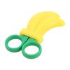 Paper Scissors Cute Cartoon Banana Shape Soft Handle Scissors with Magnet for Student Kids for Home
