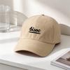 Fashion Hat Korean early winter new polished cotton embroidered versatile baseball cap big head circumference showing face small men's and women's