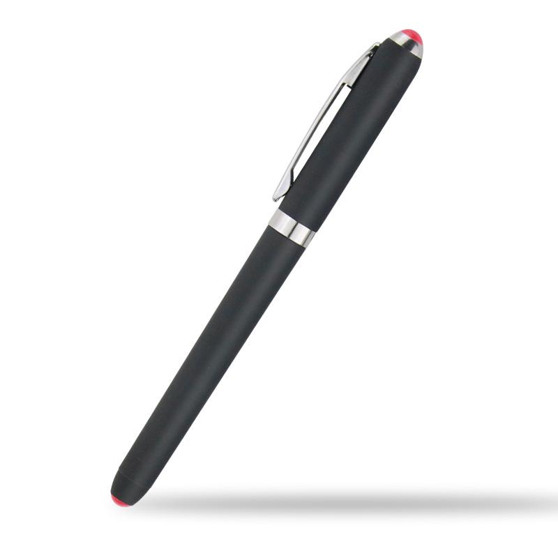 Jumbo Refill Neutral Pen with Metal Clip - Logo Printable Advertising Gift Pen