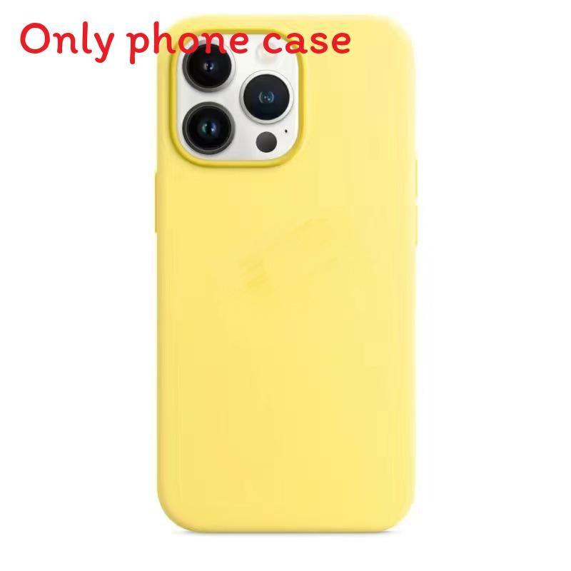 Silicone Liquid Magnetic Phone Case With Shock Absorption For Iphone Pro 13