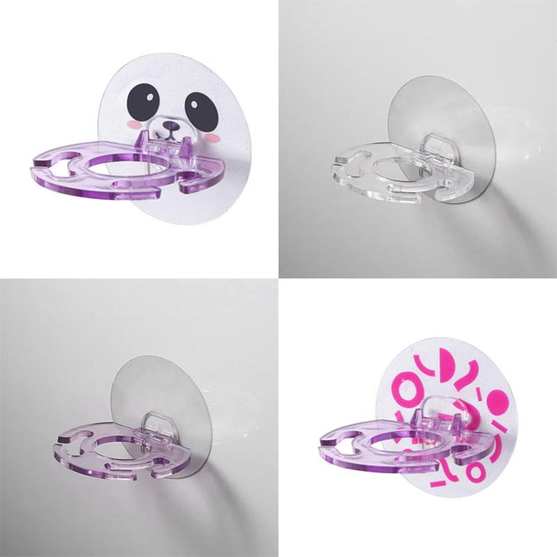 1/4Pcs Home Toothbrush Holder Rack Durable Material Reusable Carrying Holder Suitable For Bathroom Decoration