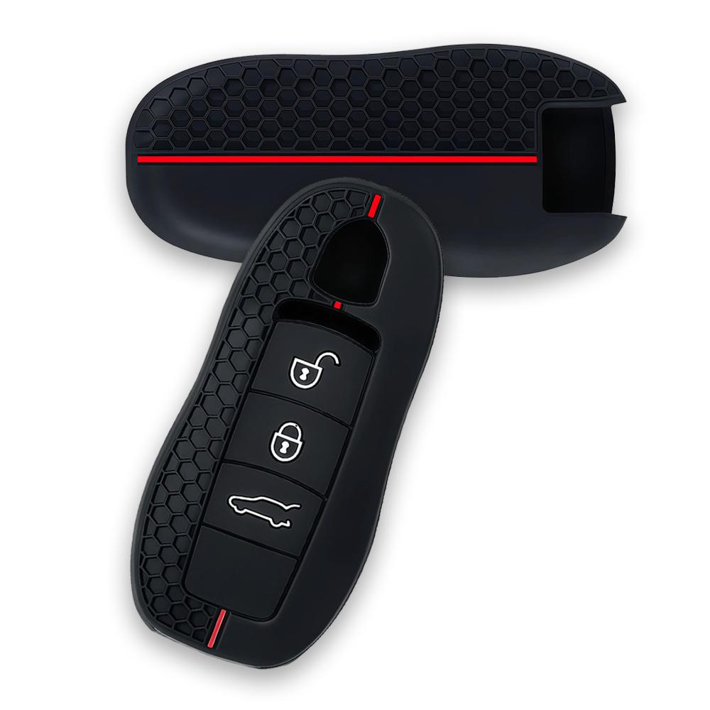 Car Key Case Cover Shell Fob for Porsche Cayenne Panamera Macan Cayman 911 718 918 958 Remote Key Protector Holder Accessories