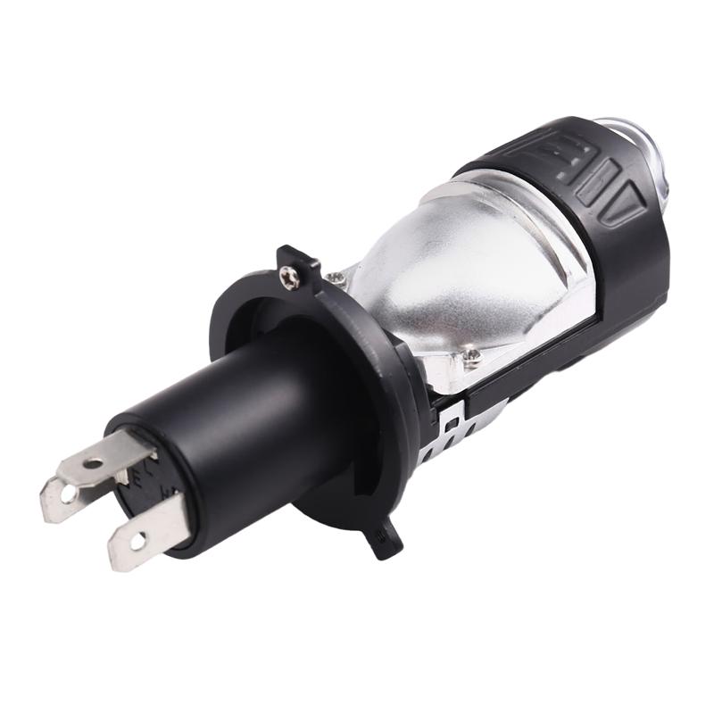 L10A Белые Турбо Лампы Светодиодные Мини-Проекторы Fisheye H4 Автомобильные Лампы Фары Светодиодные Линзы Black Silver