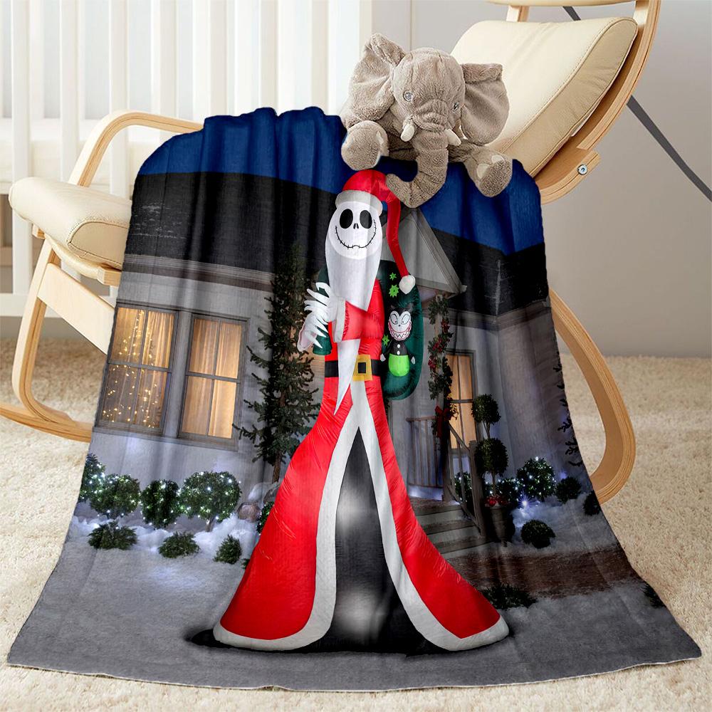 Christmas Nightmare Blanket Soft & Cozy Great for Picnics Bedding Bed All-Season Use Modern Style Unique Gift for Family and Friends Camping