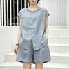 Yousheng Summer 2 Piece Sets for Women, Short Sleeve Crew Neck Top And Shorts Matching Set, Casual Loose Lounge Outfits