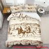 Tk 3D Digital Printing Wrangler Three-Piece Set, Bedding Quilt Cover, Home Textiles
