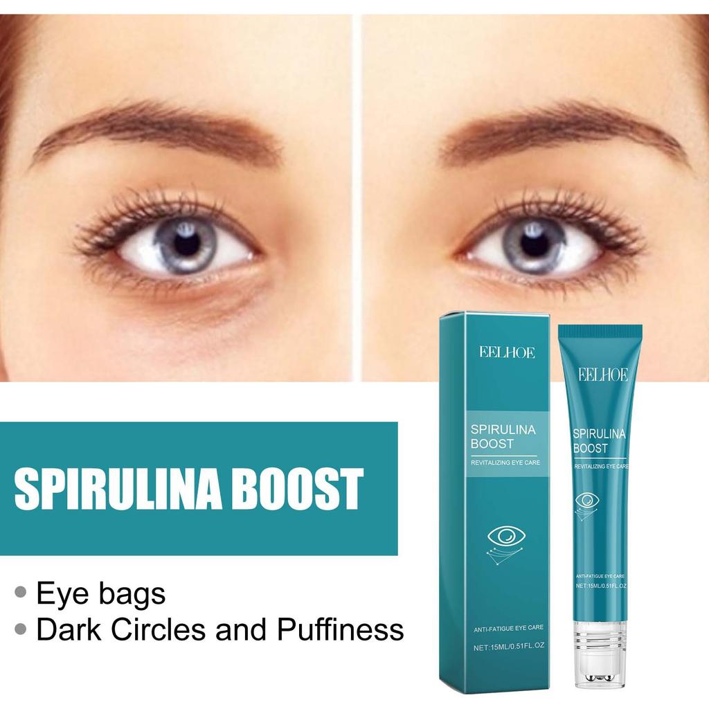 EELHOE Gel pentru ochi anti cerc întunecat Îngrijirea pielii Peptide Pungi pentru ochi Cremă cu acid hialuronic antirid Masaj cu role Frumusețe Sănătate