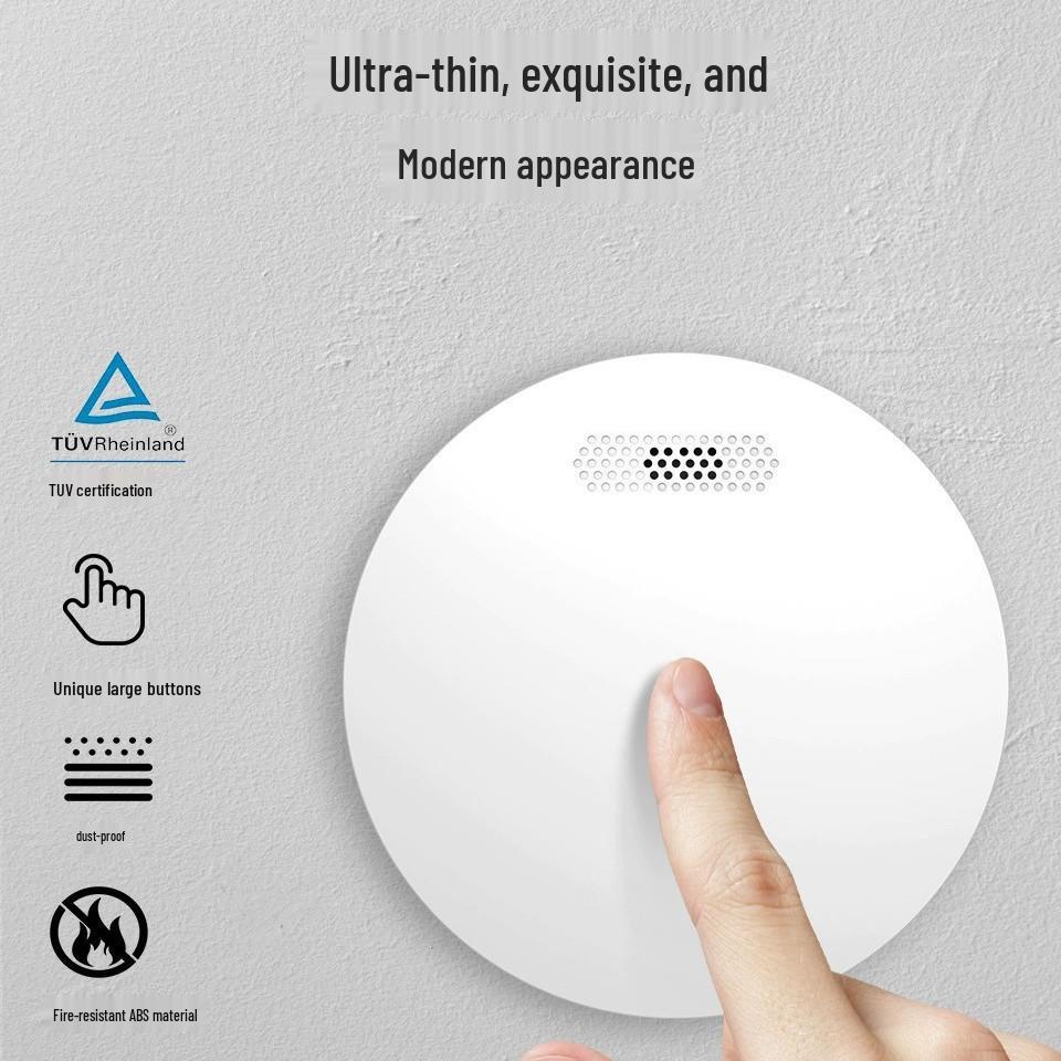 

10-Year Independent Fire Smoke Detector with Home Induction Alarm. 3 units included