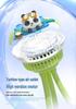 Octopus Handheld Stroller Fan: Portable USB-Rechargeable Cartoon Fan for Outdoor Baby Strollers