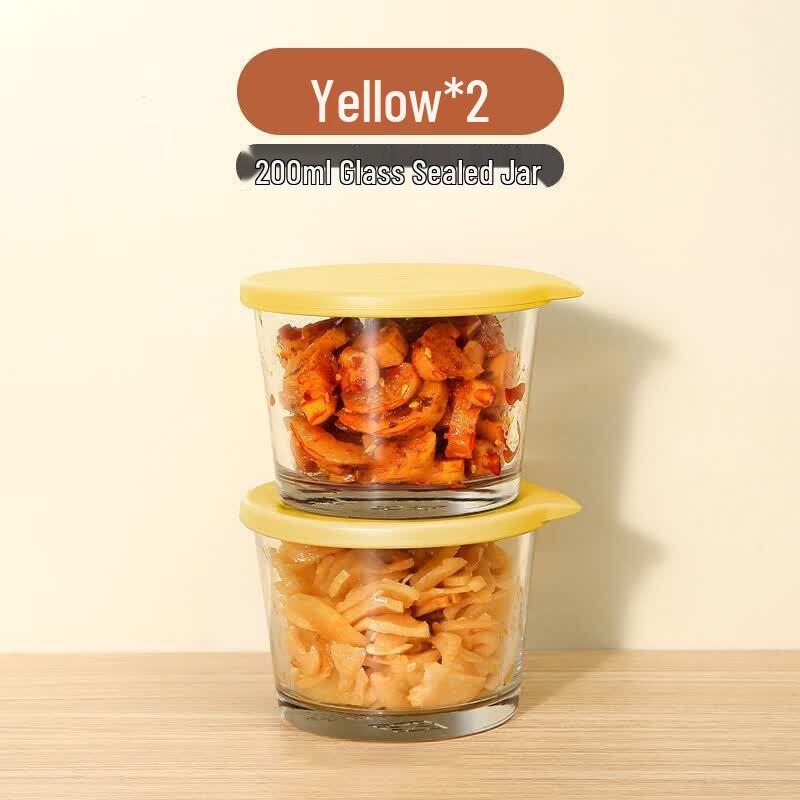 Qywei Mini Glass Food Storage Container