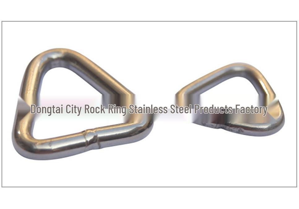 Stainless Steel 304/316 Triangle Connector Ring - Strong Load Bearing Equilateral Design