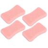 4pcs Callus Exfoliate Stone Feet Care Pumice Stone Feet Hard Skin Remove Pedicure ScrubberPink