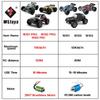 16103 Fast Rc Cars 50km/h 1/16 Off Road 4WD with LED Headlights,2.4G Waterproof Remote Control Monster Truck for Adults and Kids