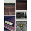 Used CHANEL Matelass Long Wallet, Round Zipper, Black, Lambskin