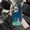 Süße Cartoon K-Jurassic Handyhülle Für IPhone 16 17 15 14 12 13 Pro Max Schwarze Farbe Stoßfeste Hülle
