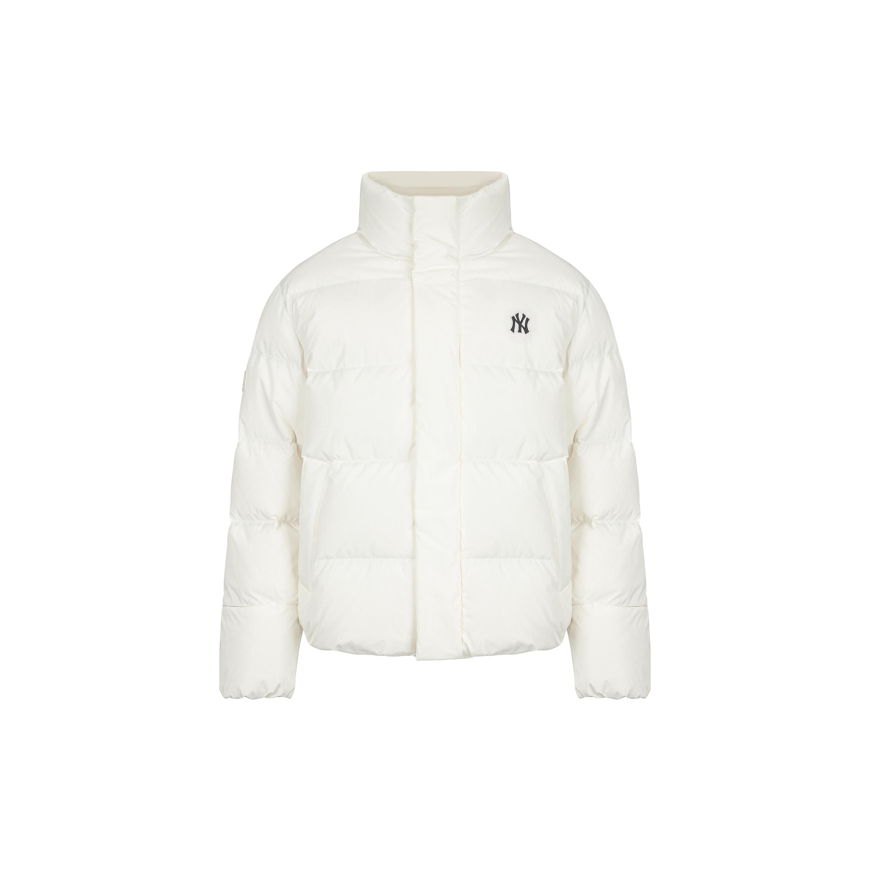 

New MLB Mlb Base Logo Down Jacket Unisex White 3ADJB0416-50IVS XXL