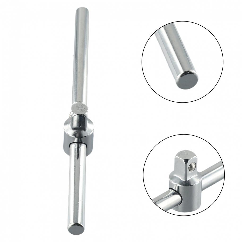 Sliding Rod Chrome Vanadium Steel Extension Silver