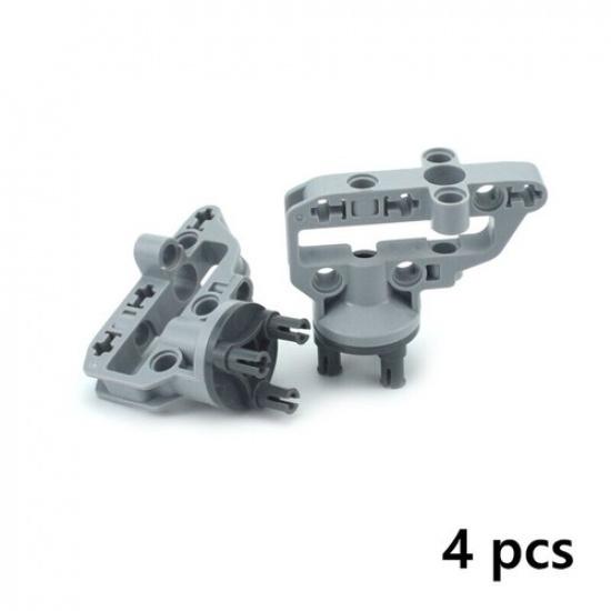 Technic 4pcs Suspension Steering Hub Axle for Lego Kit Building Blocks Sets DIY
